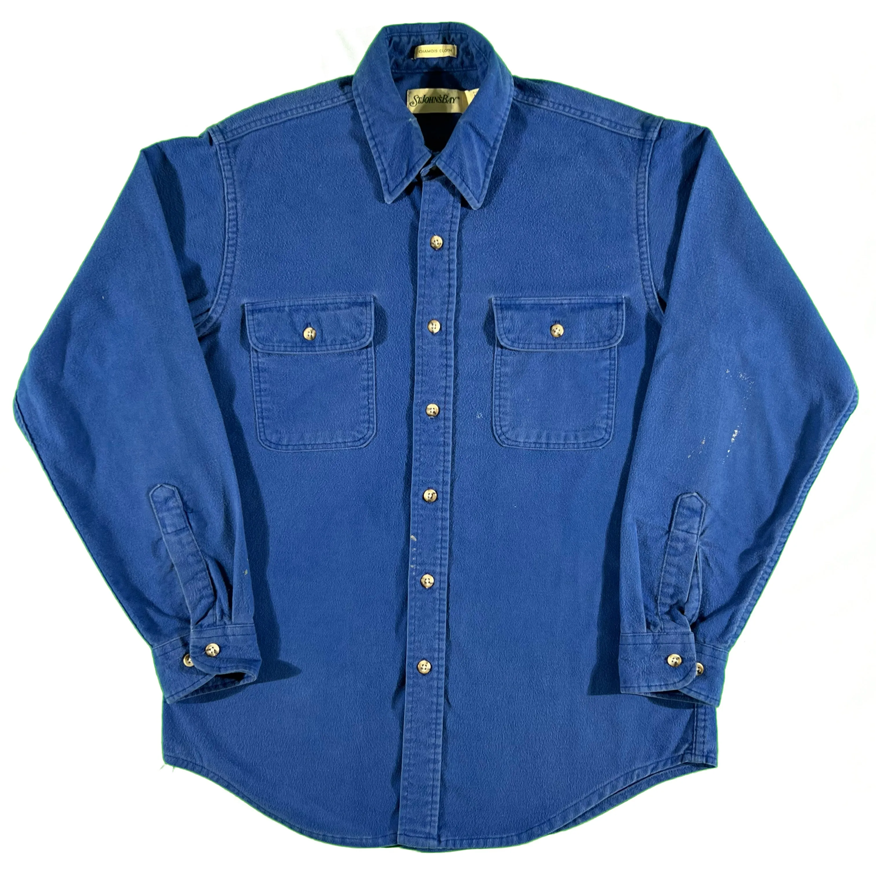 90s St. Johns Blueberry Chamois Shirt- M