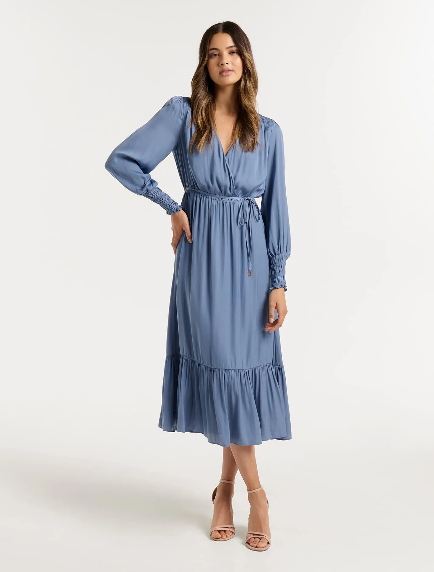 Alison Tiered Midi Dress