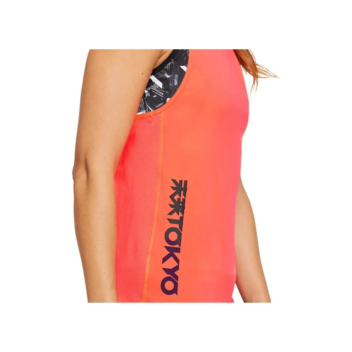 ASICS Future Tokyo Sleeveless Orange Women T-Shirt