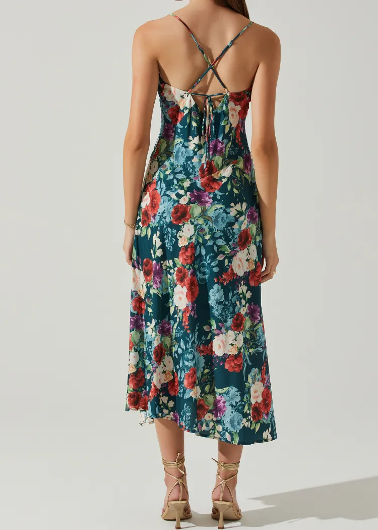 ASTR the Label Gaia Dress-Floral-***FINAL SALE***