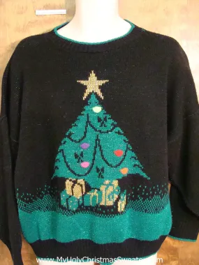 Best 80s Tree Ugliest Christmas Sweater Pullover