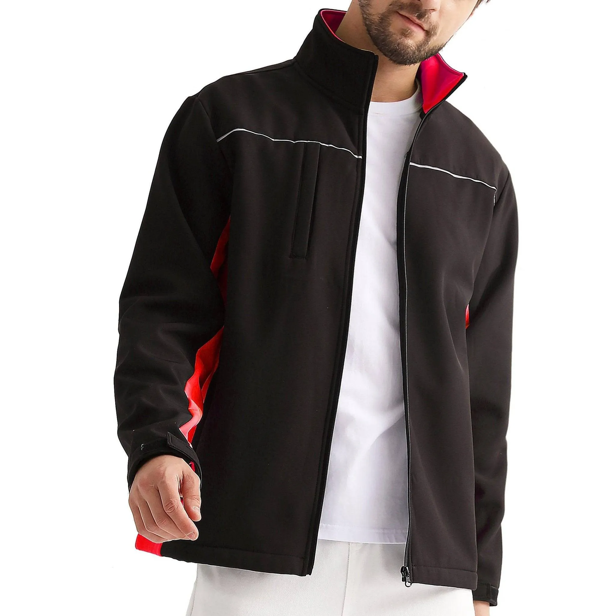 Big Bee PANEL Softshell Jacket, Contrast Team Wear