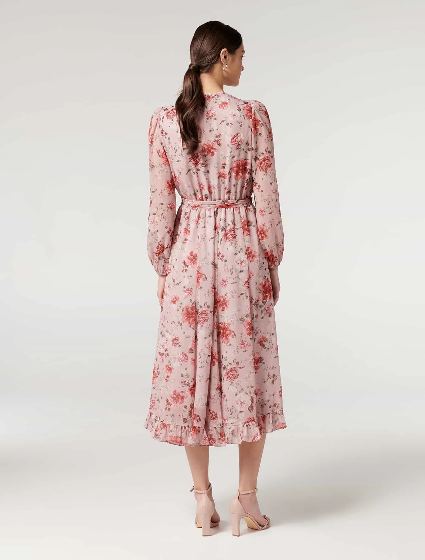 Camille Printed Midi Dress