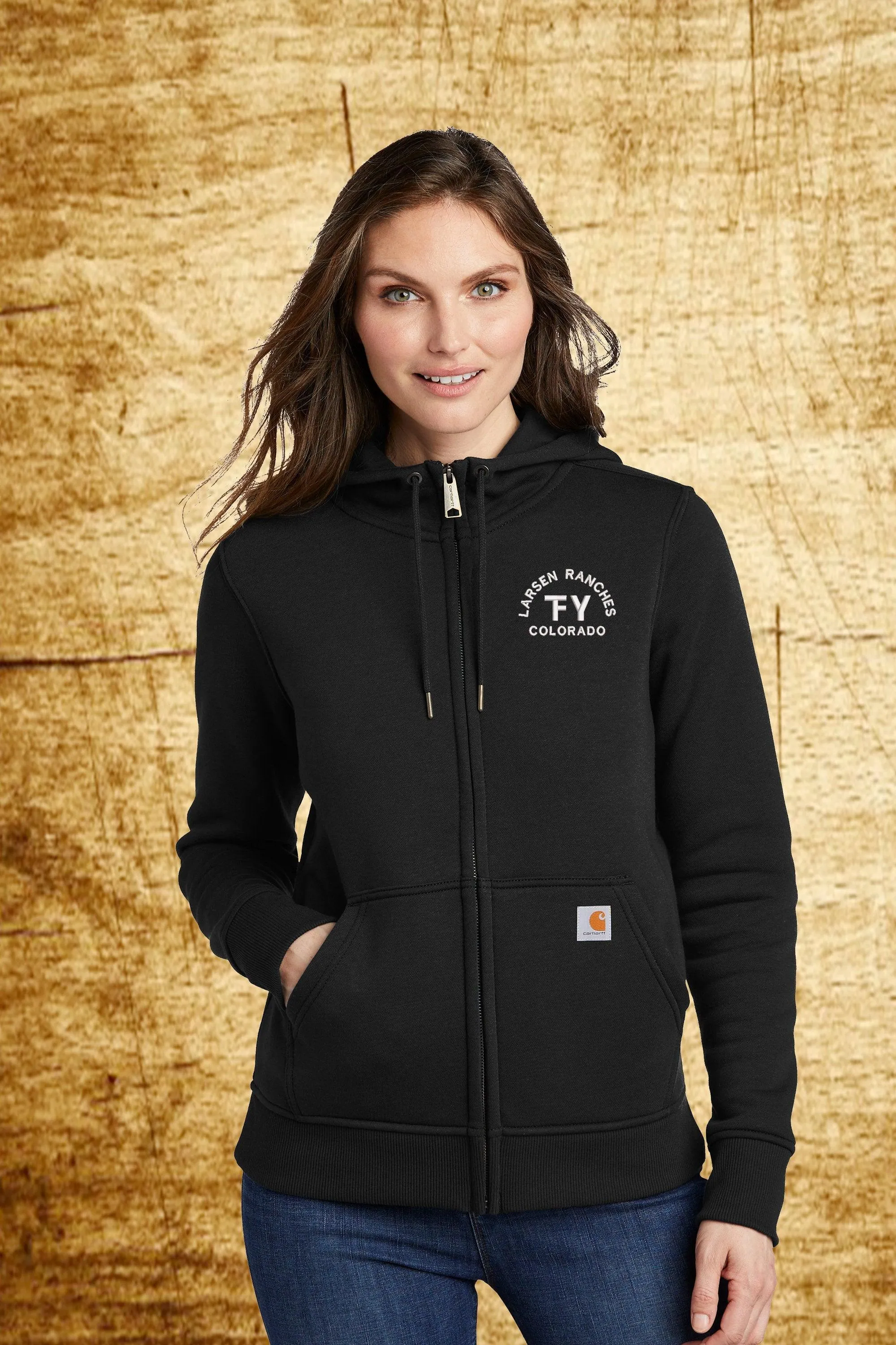 Carhartt Womens Clarksburg Zip Hoodie - Custom Embroidery