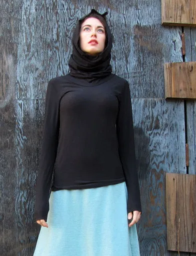 Chunky Cowl Simplicity Shirt