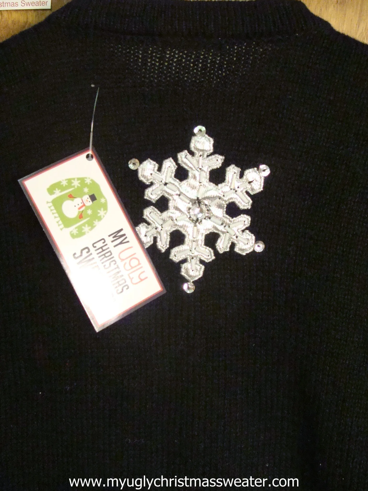 Classic Bling Snowflakes Cute Christmas Sweater