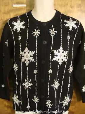 Classic Bling Snowflakes Cute Christmas Sweater