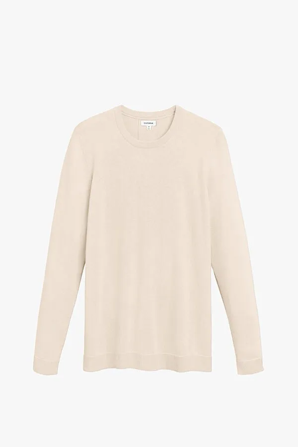 Classic Cotton Cashmere Crewneck Sweater