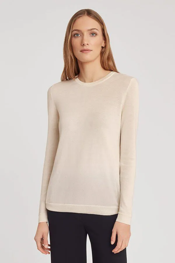 Classic Cotton Cashmere Crewneck Sweater