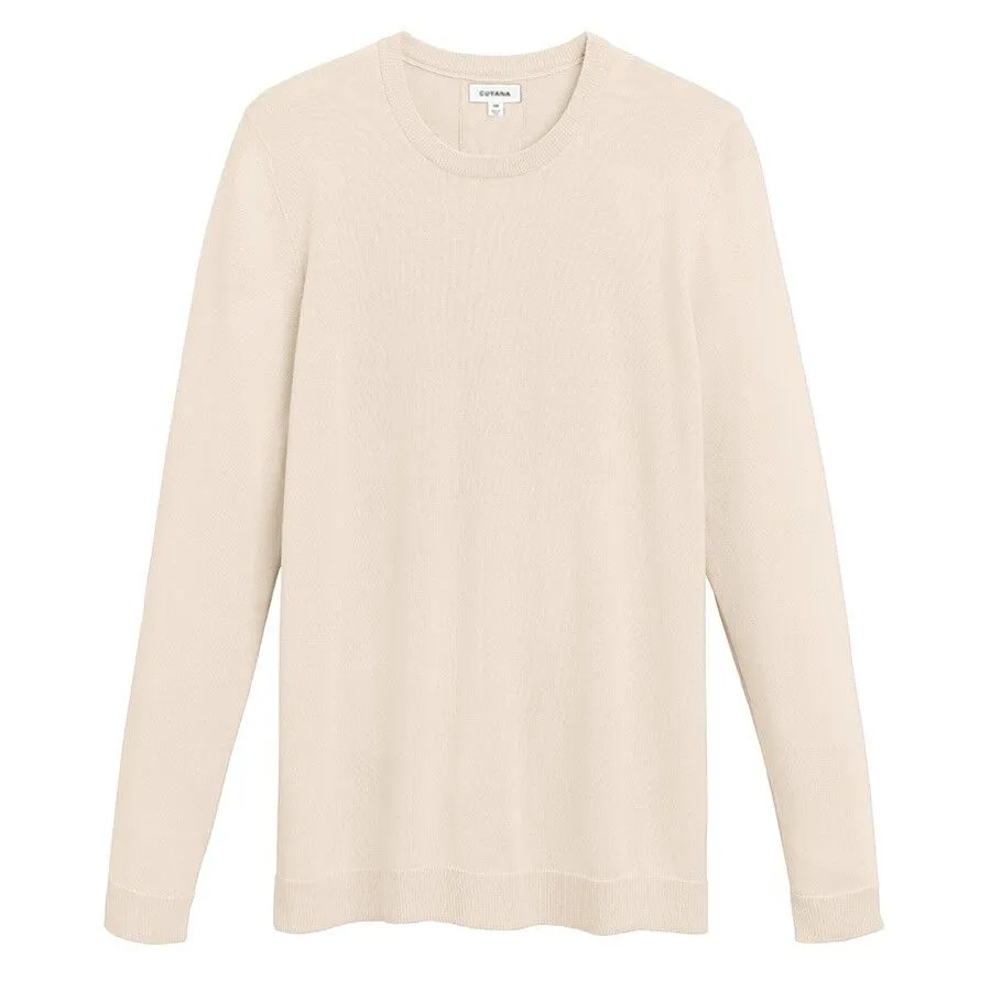 Classic Cotton Cashmere Crewneck Sweater