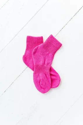 Classic Crew Socks in Pink