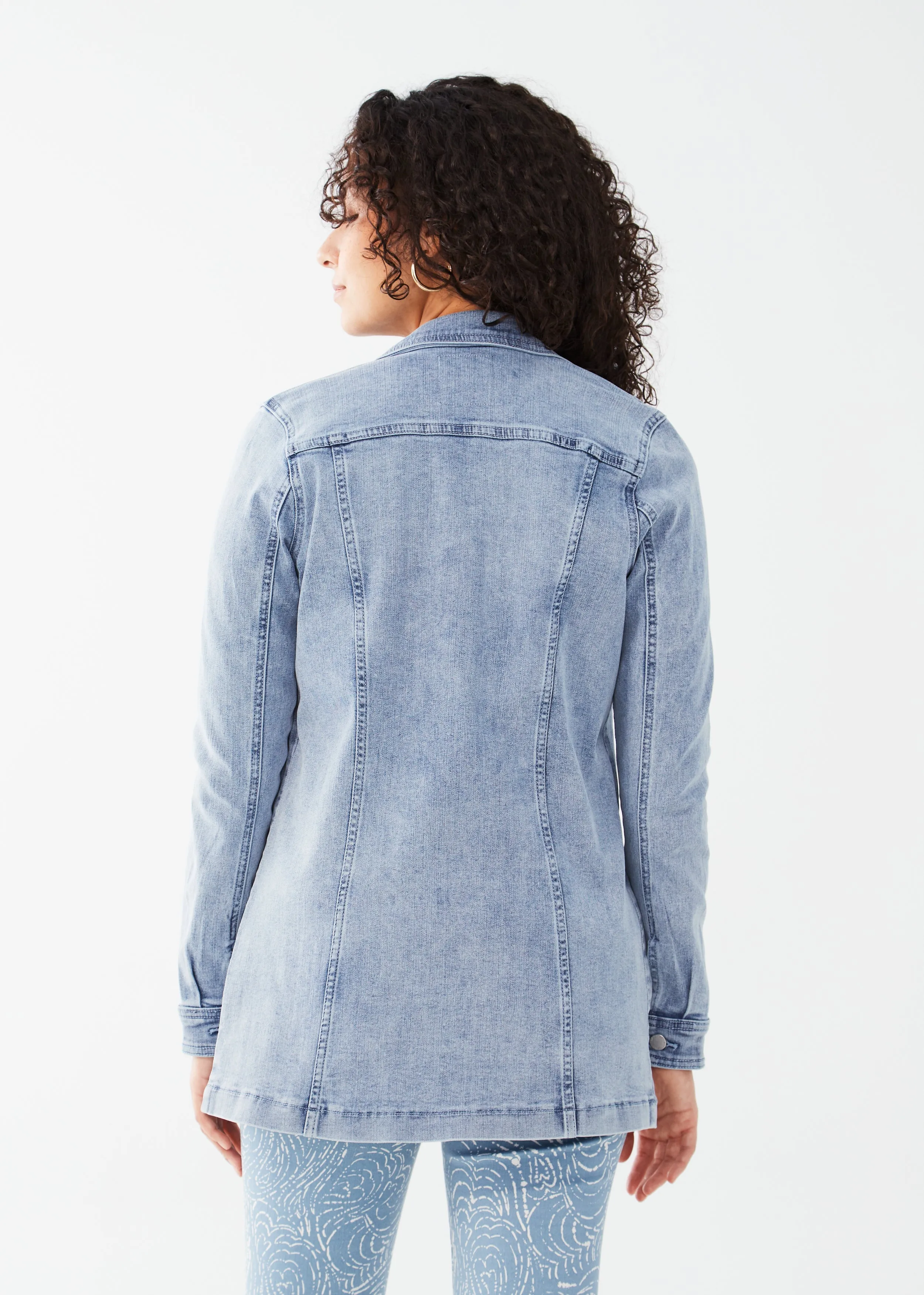 Classic Long Denim Jacket