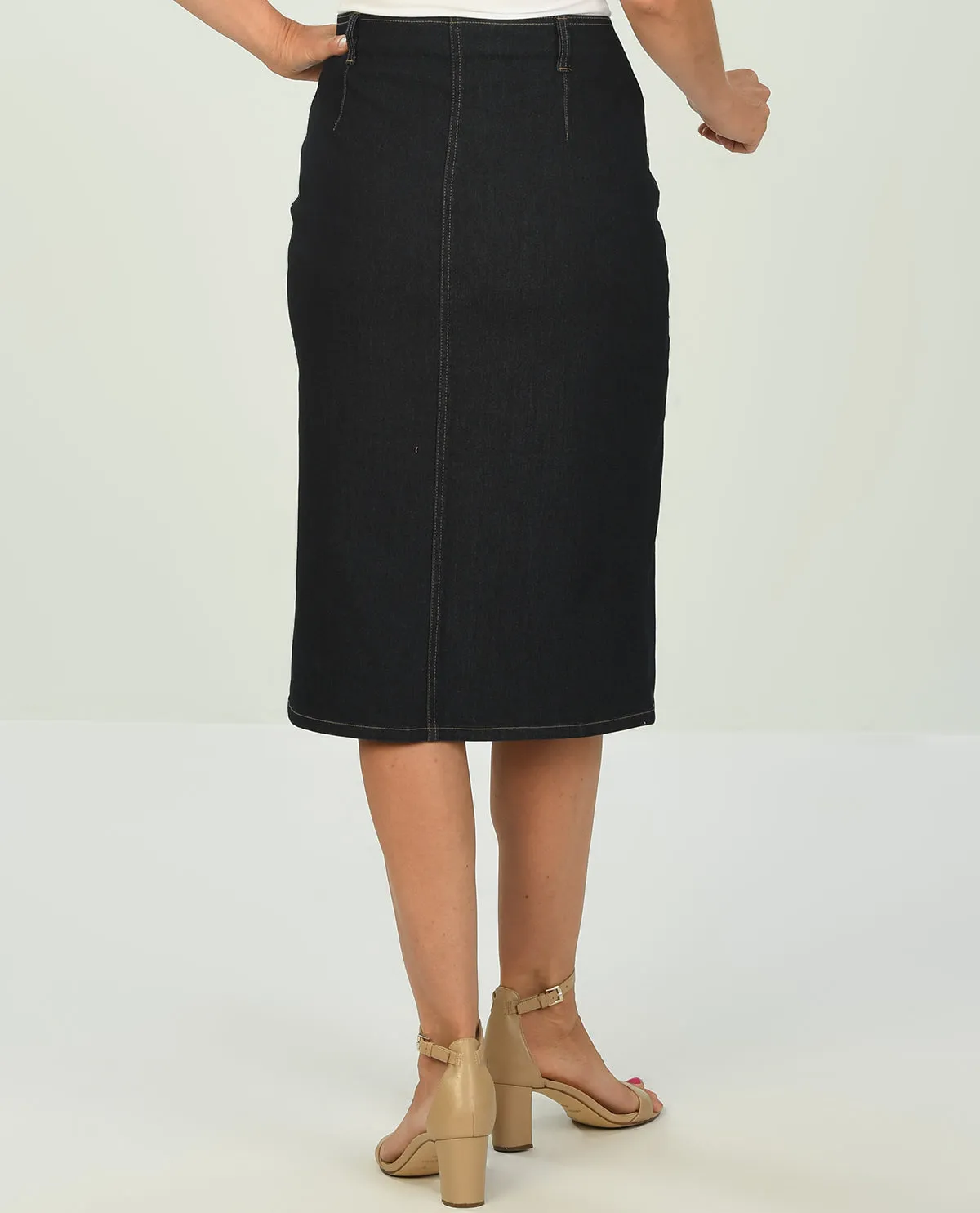 D Jeans Utility Midi Skirt