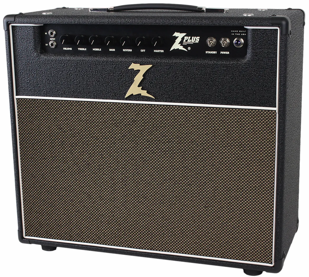 Dr. Z Z-Plus 1x12 Lite Cab Combo, Black, Tan Grille