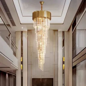 Eline - Long Crystal Chandelier