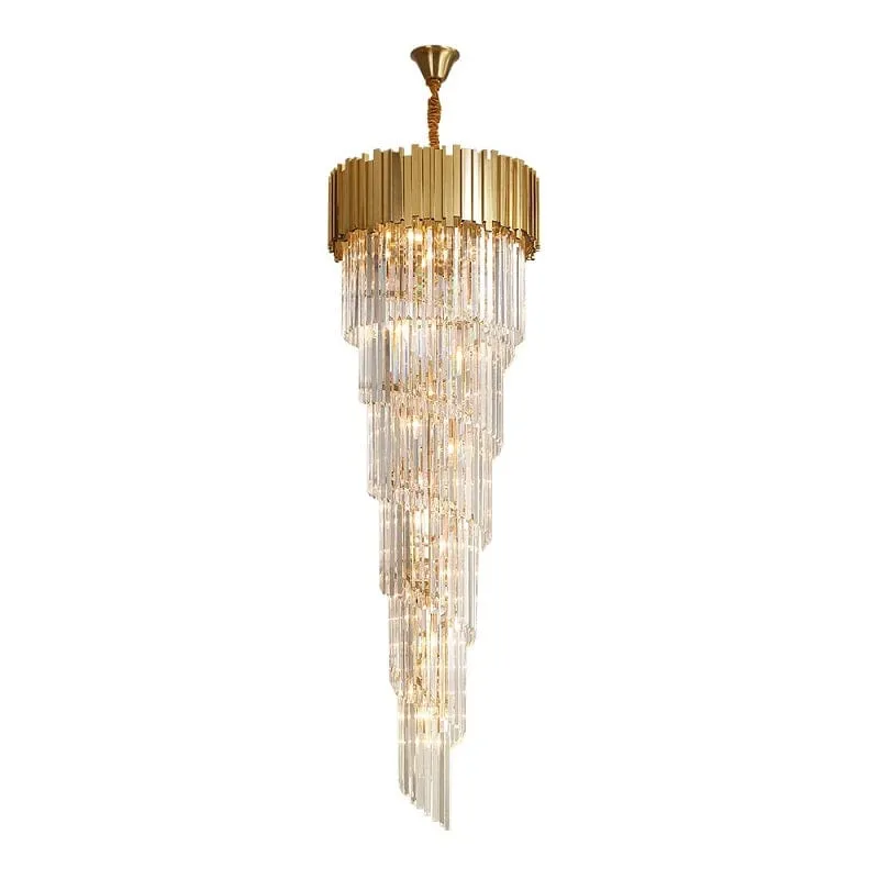 Eline - Long Crystal Chandelier