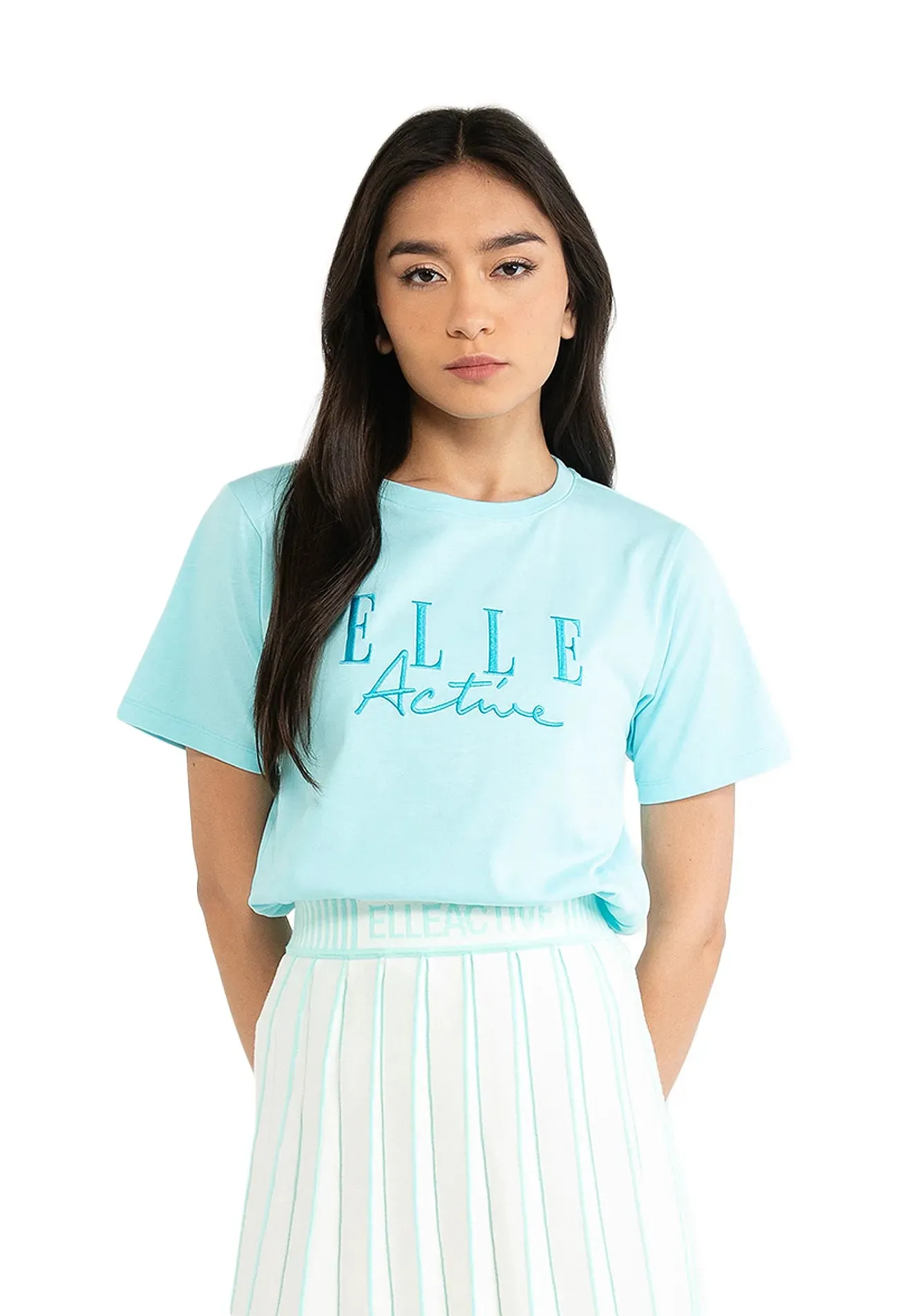 ELLE Active Classical Logo Print Tee