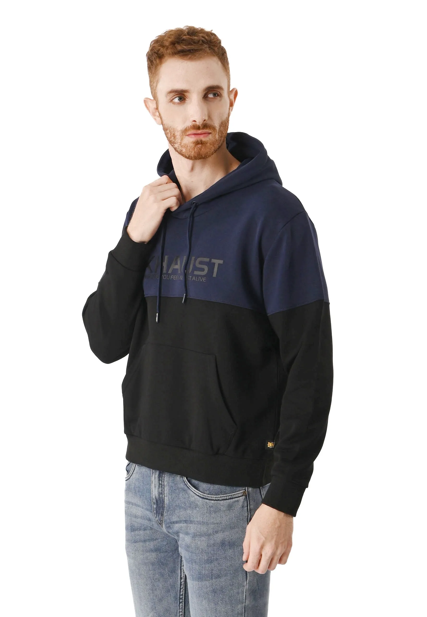 EXHAUST MEN'S HOODED LONG SLEEVE JACKET 1435