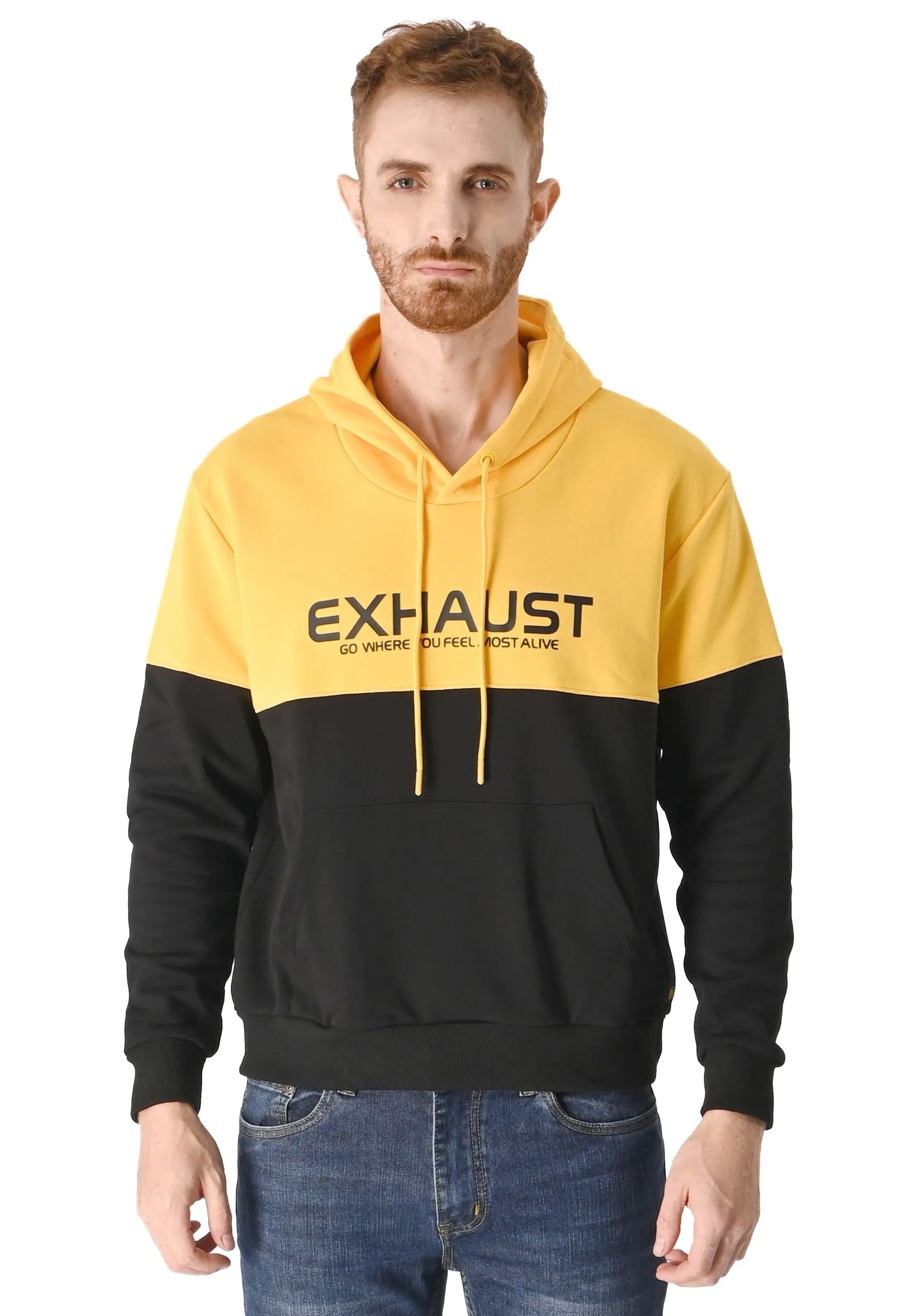 EXHAUST MEN'S HOODED LONG SLEEVE JACKET 1435