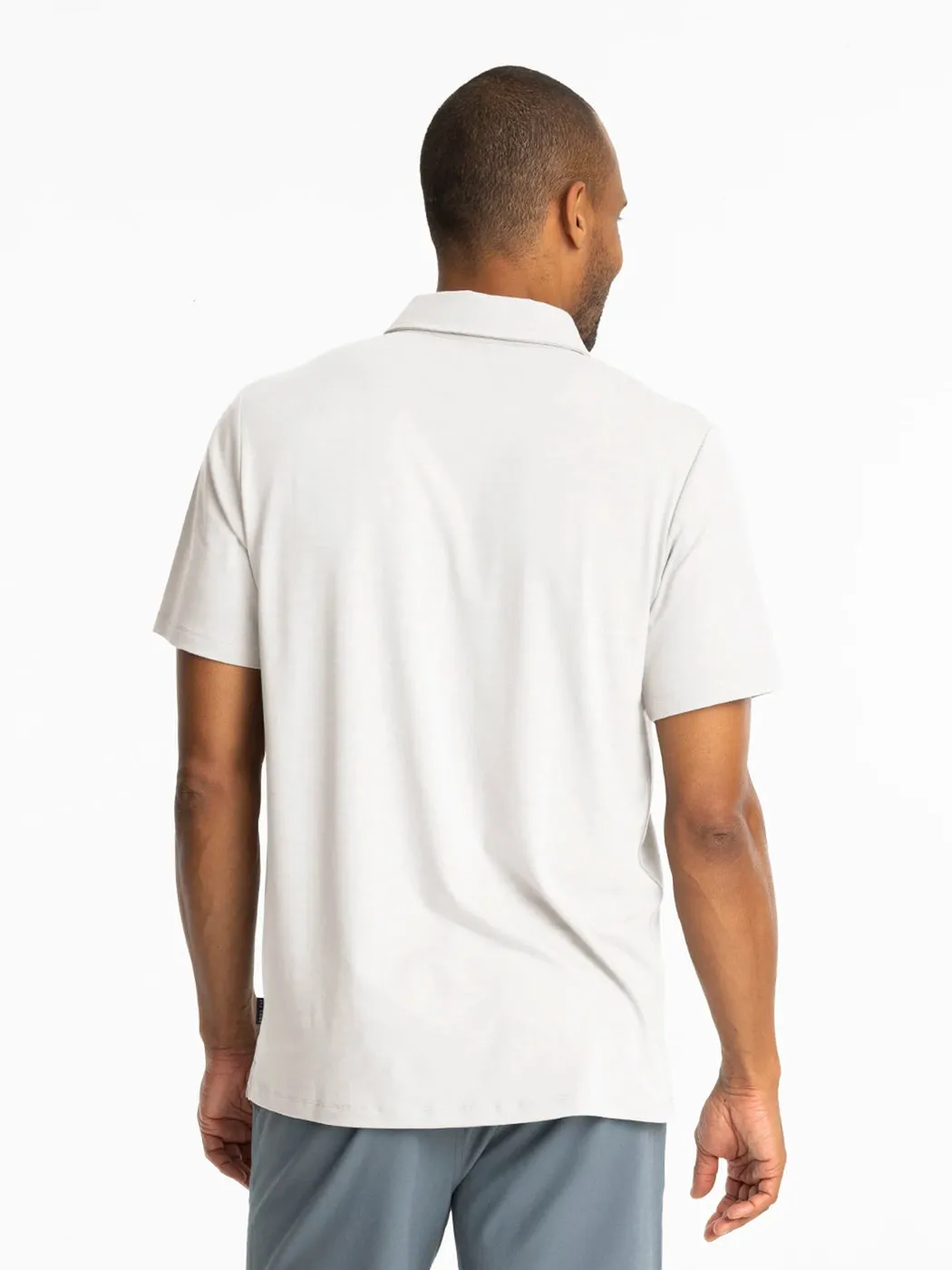 Free Fly Bamboo Flex Polo II - BRIGHT WHITE