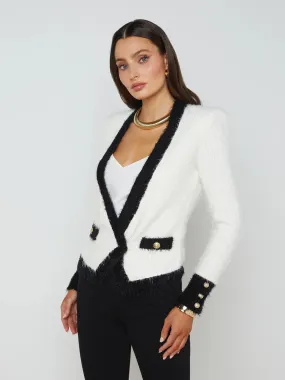 Georgia Contrast Cardigan Blazer