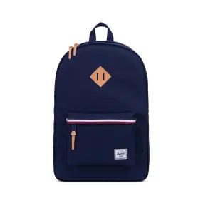 Herschel Heritage Backpack - Peacoat/Windosr Wine/White