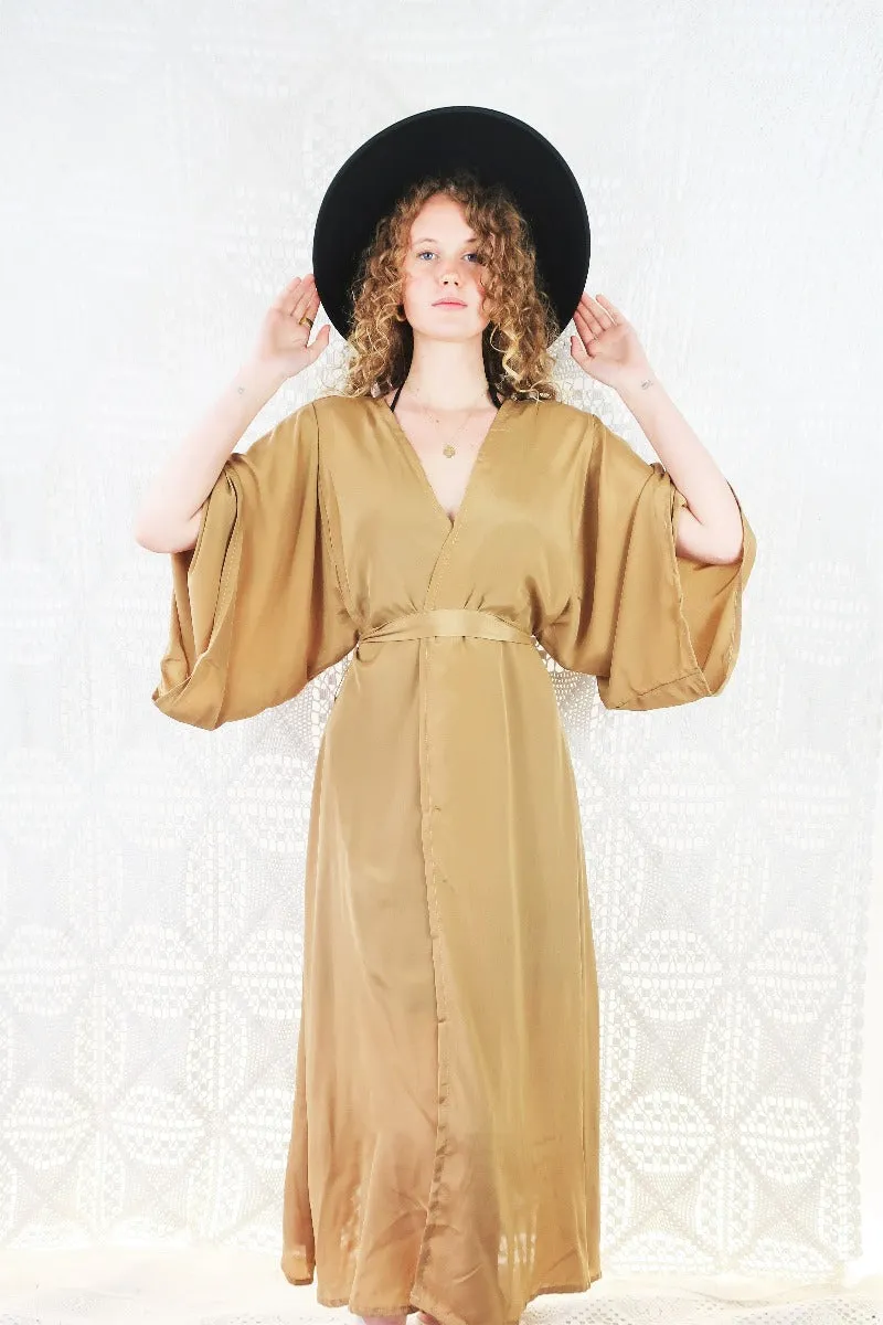 Khroma Aquaria Robe Dress in Golden Sands - Free Size