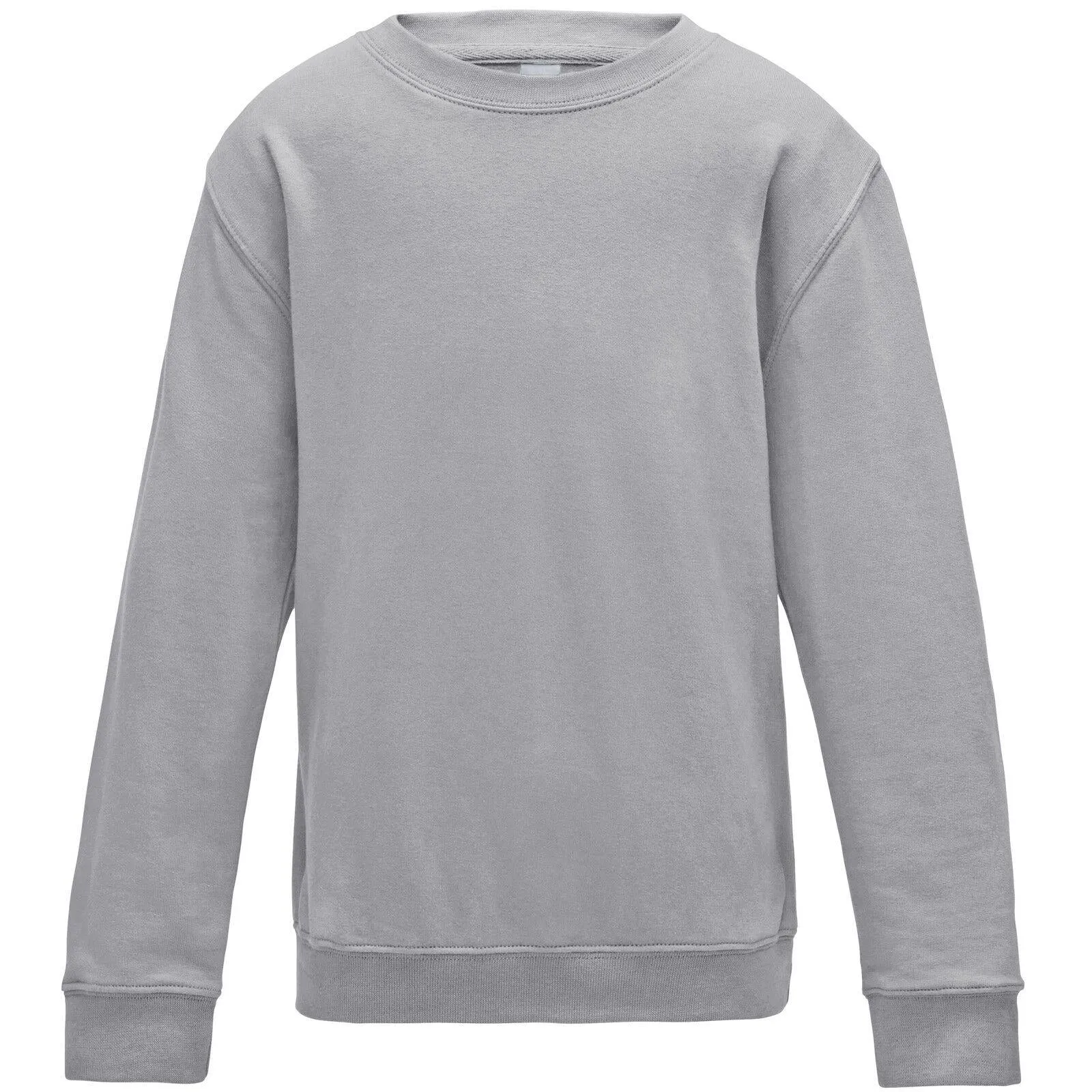 Kids Plain Crew Neck Sweatshirt