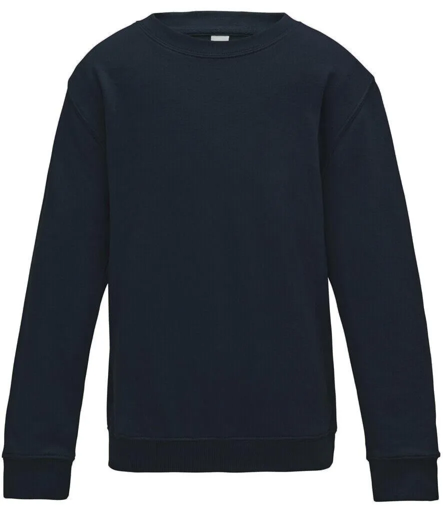 Kids Plain Crew Neck Sweatshirt