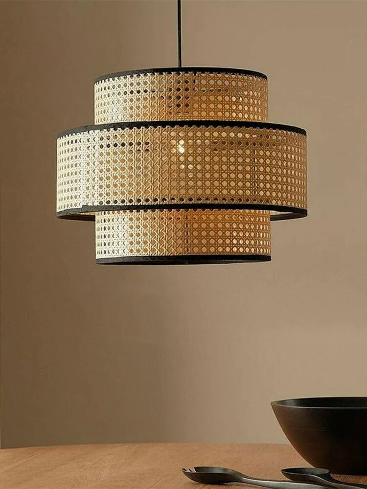 Kimi - Modern Handmade Rattan Pendant Light