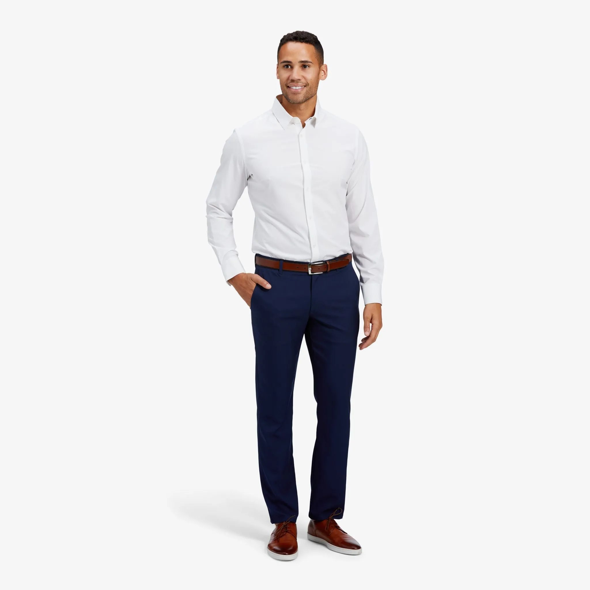 Leeward Formal Dress Shirt White