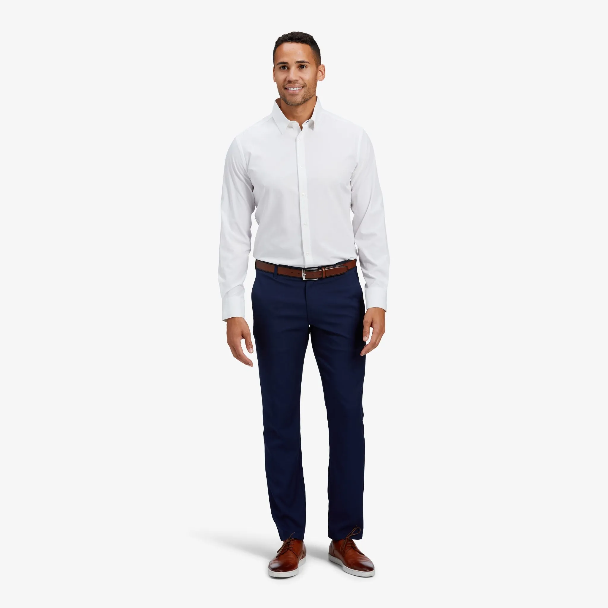 Leeward Formal Dress Shirt White