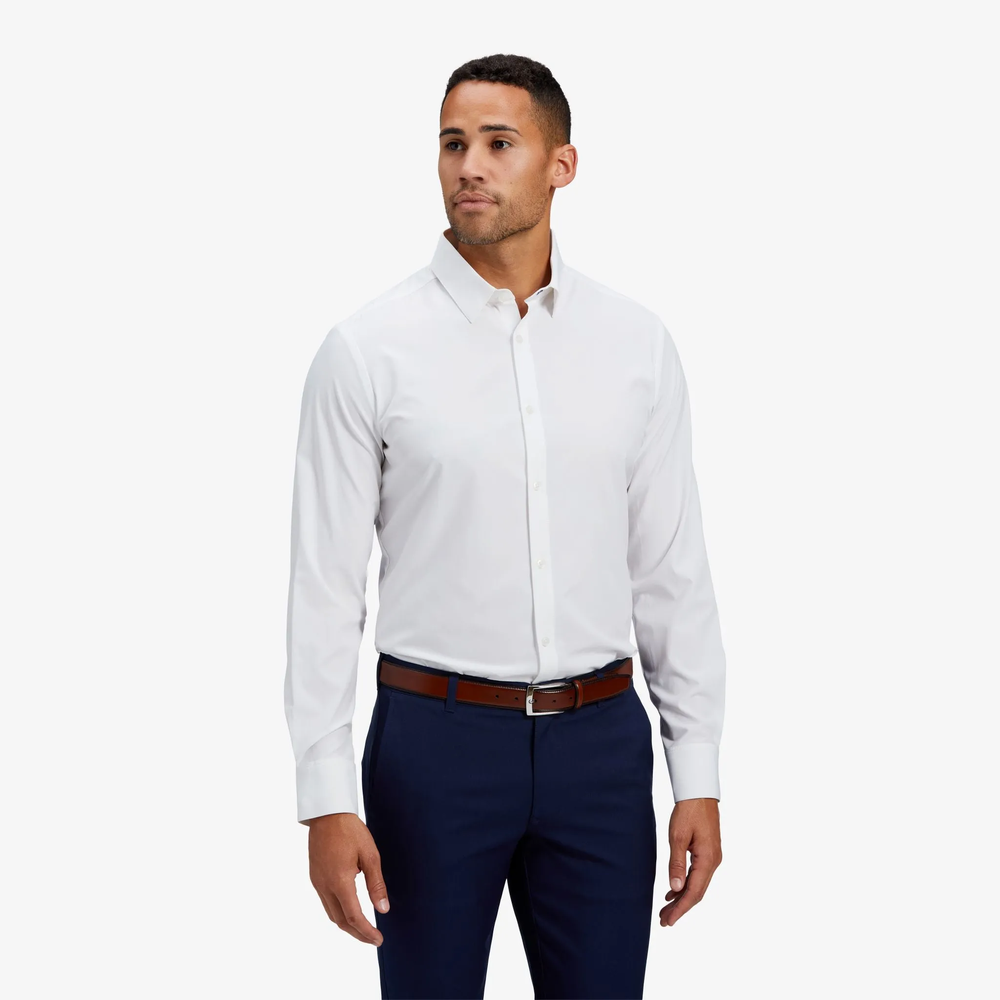 Leeward Formal Dress Shirt White