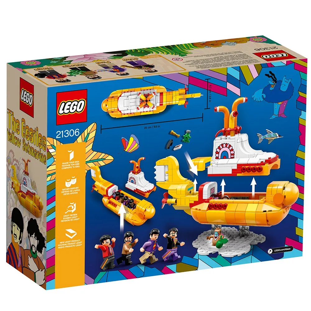 LEGO Ideas Yellow Submarine 21306 Building Kit (Like New, Open Box)