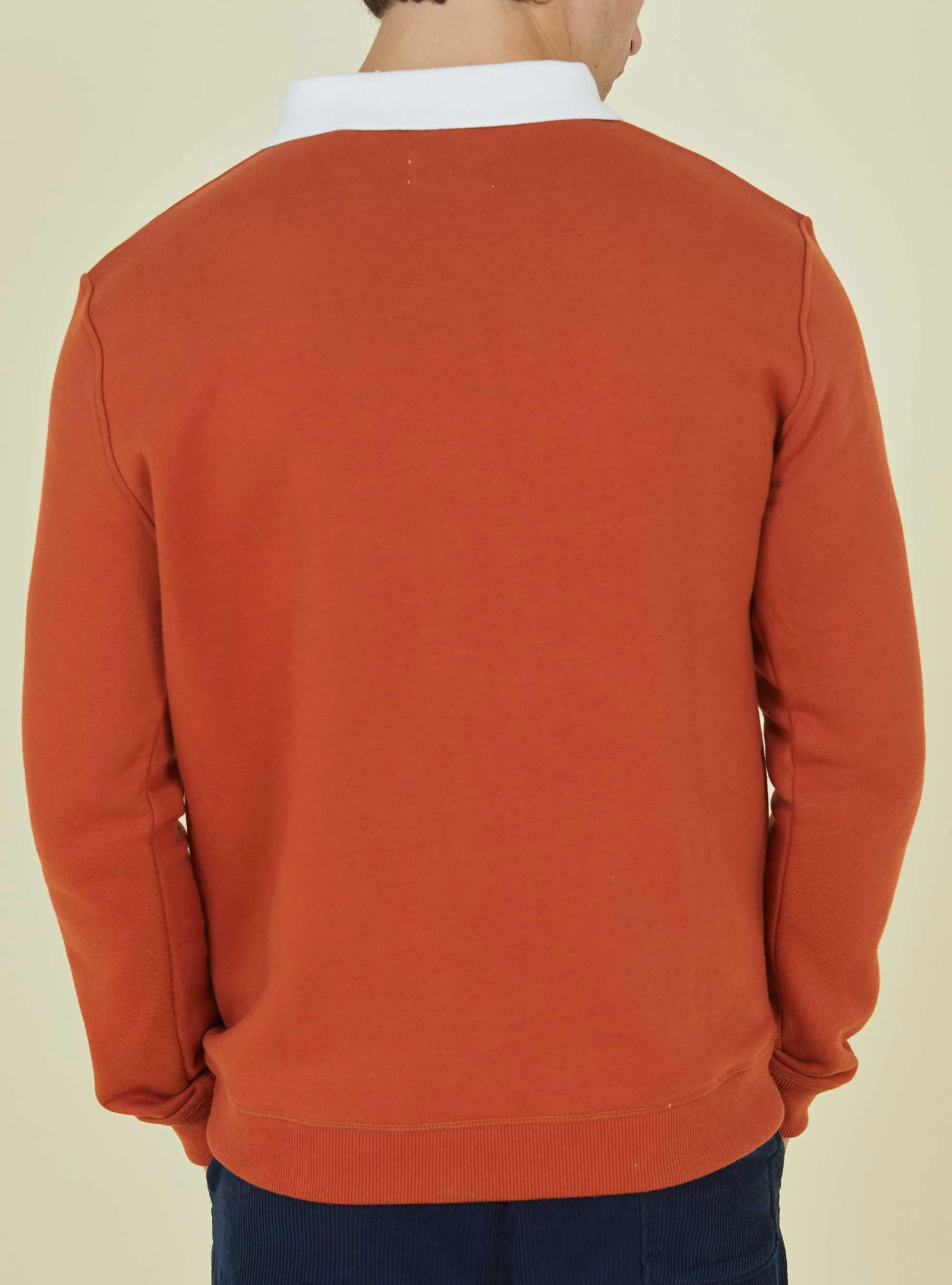 LONG SLEEVE POLO SWEATER