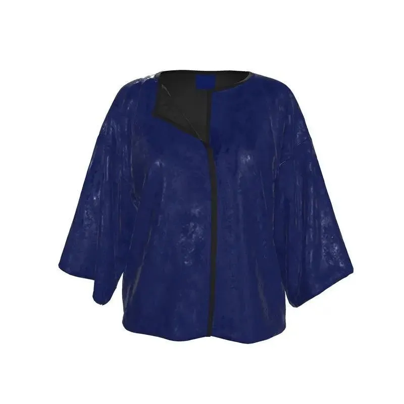 Luxury Kimono Blazer MISHASTYLE - Navy