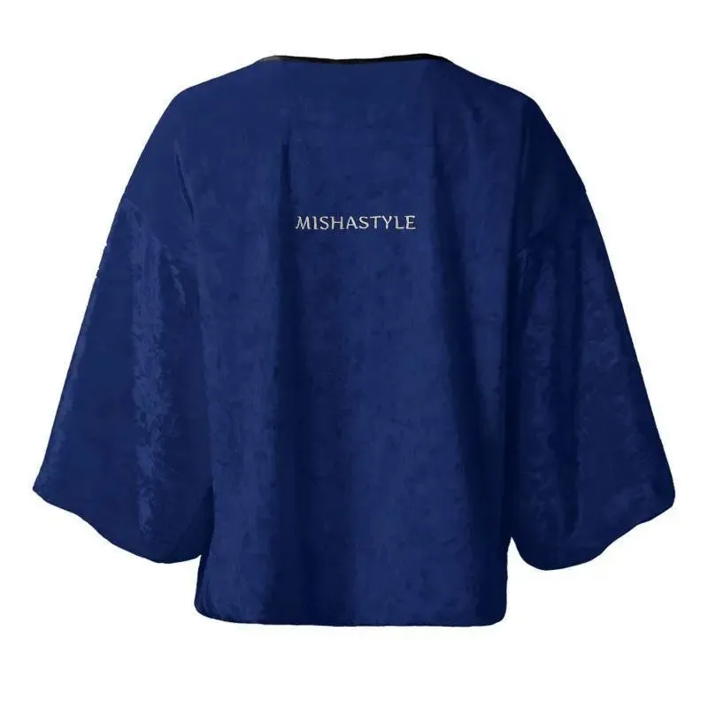 Luxury Kimono Blazer MISHASTYLE - Navy