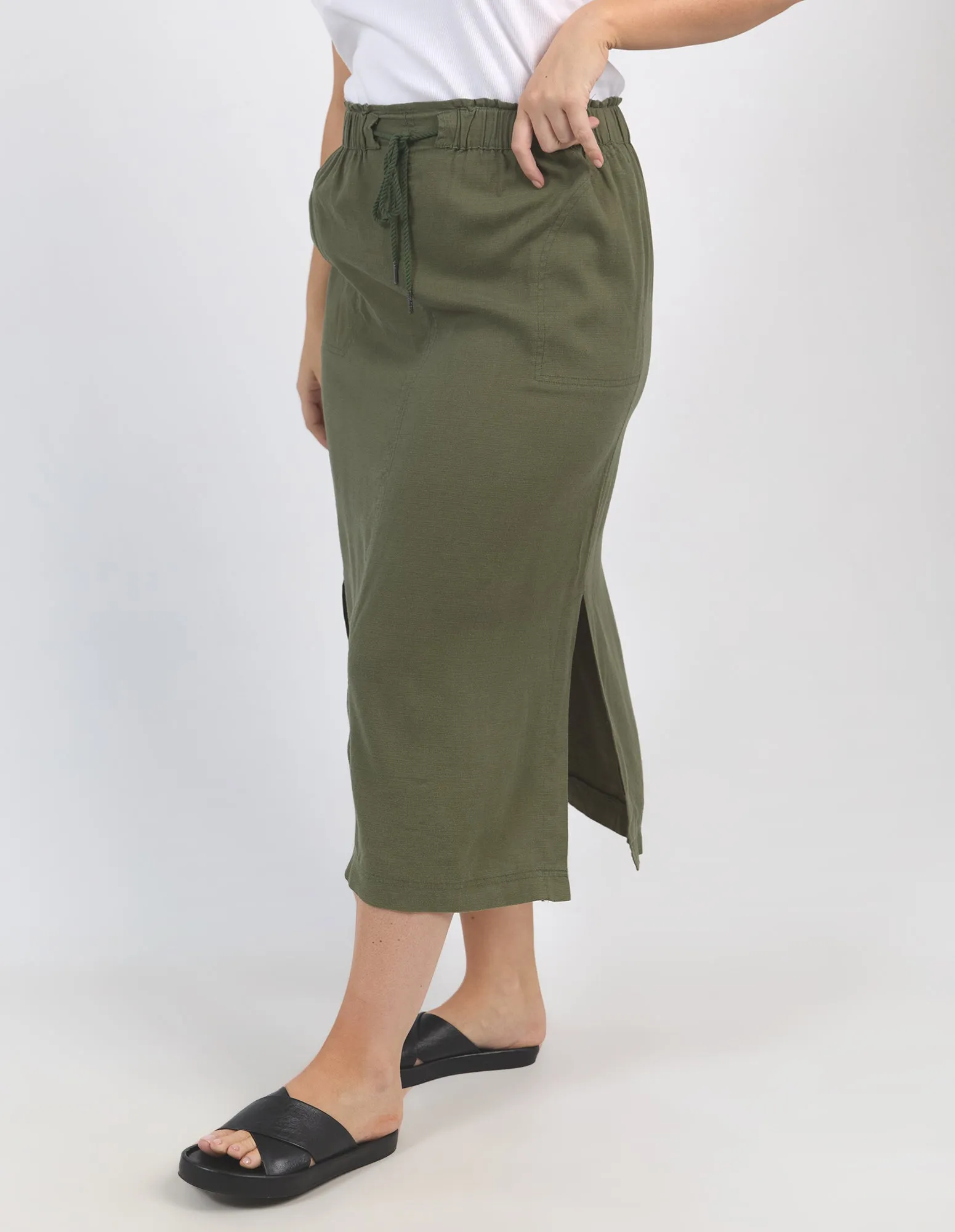 Mila Utility Skirt Clover