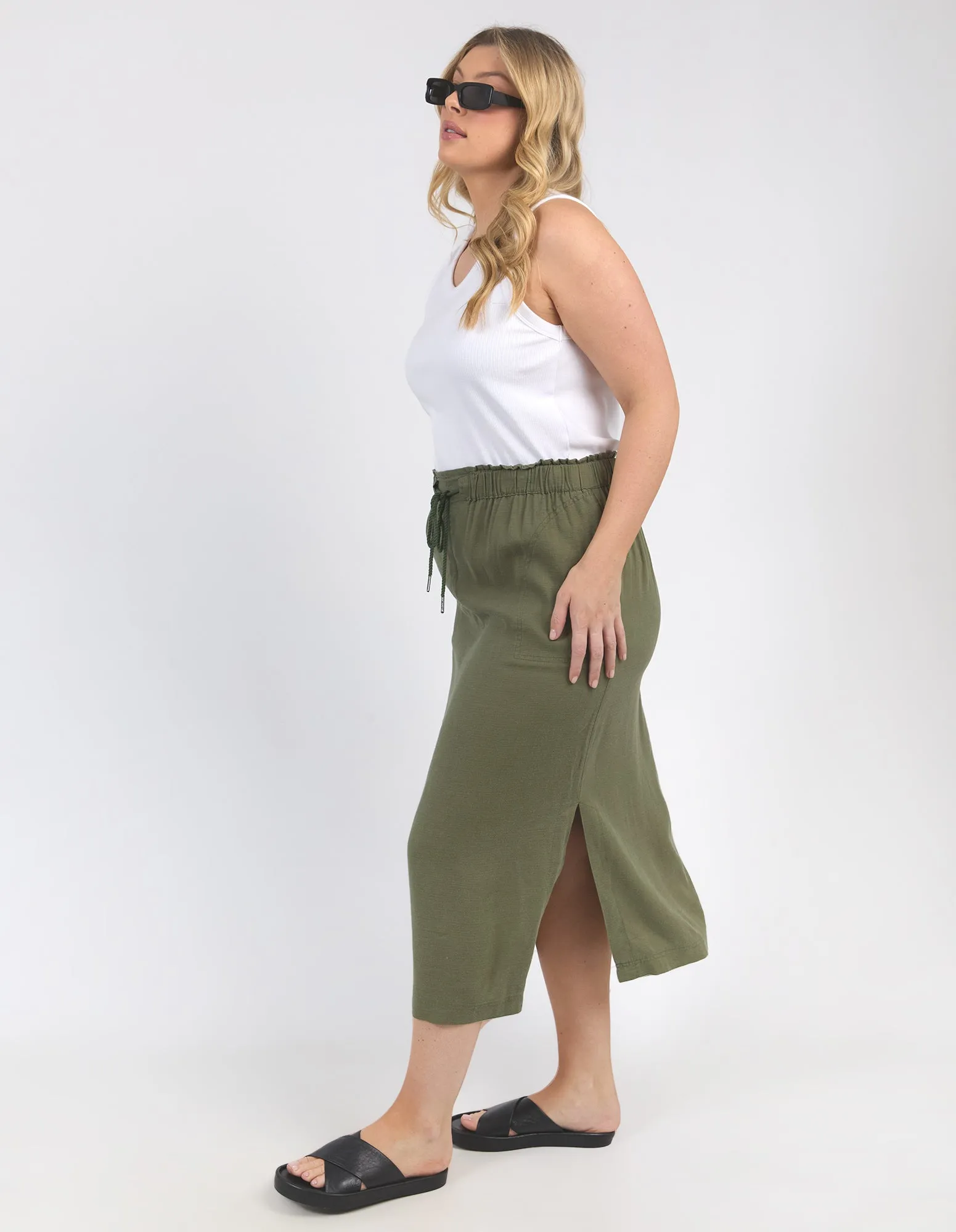 Mila Utility Skirt Clover