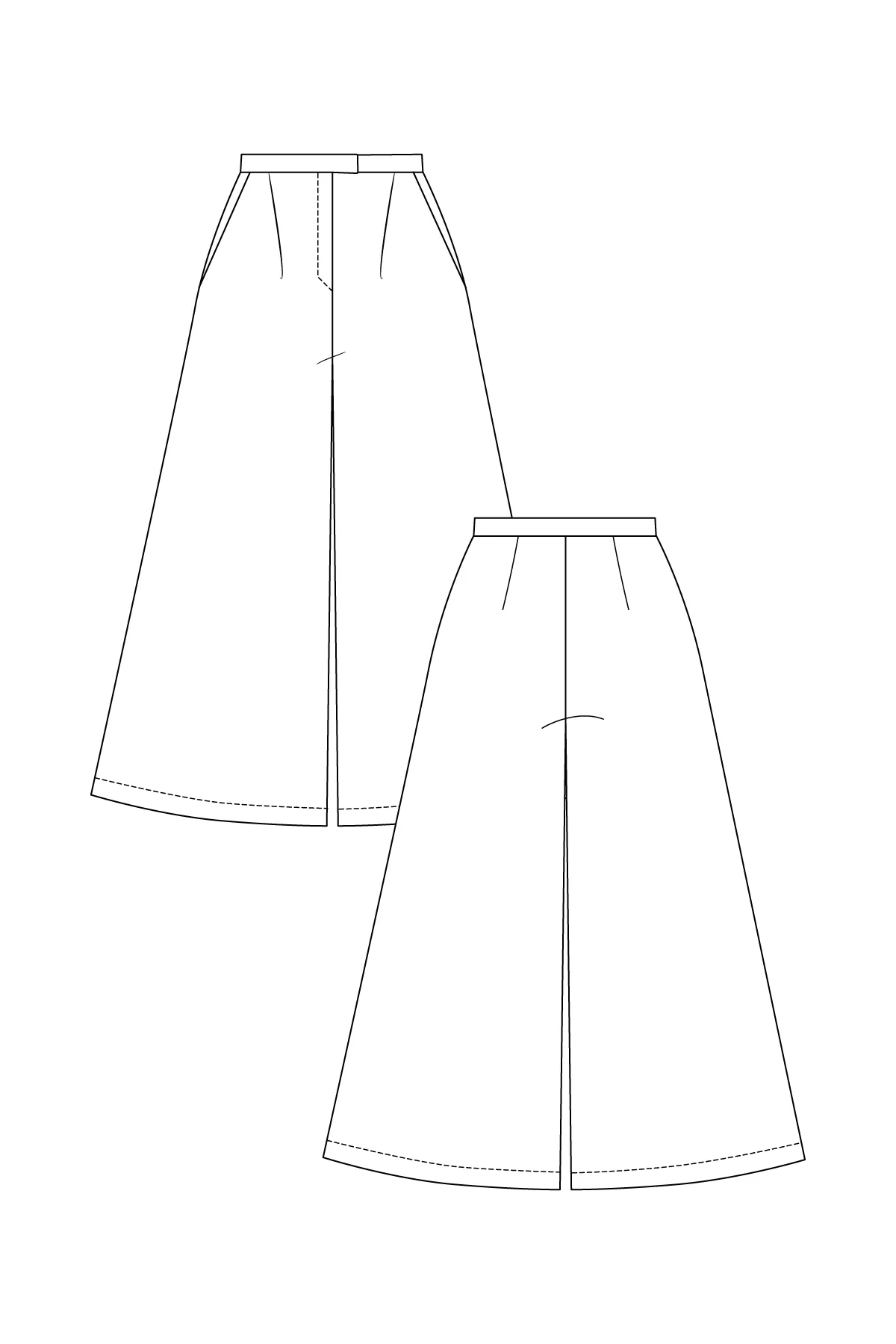 Mimosa Culottes - PDF Pattern - Named Clothing