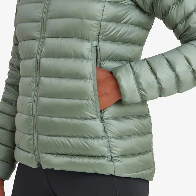 Montane Women's Anti-Freeze Hooded Down Insulated Jacket - Pale Sage