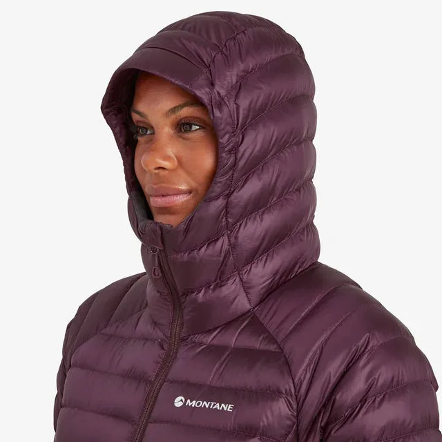 Montane Women's Anti-Freeze Hooded Down Insulated Jacket - Saskatoon Berry