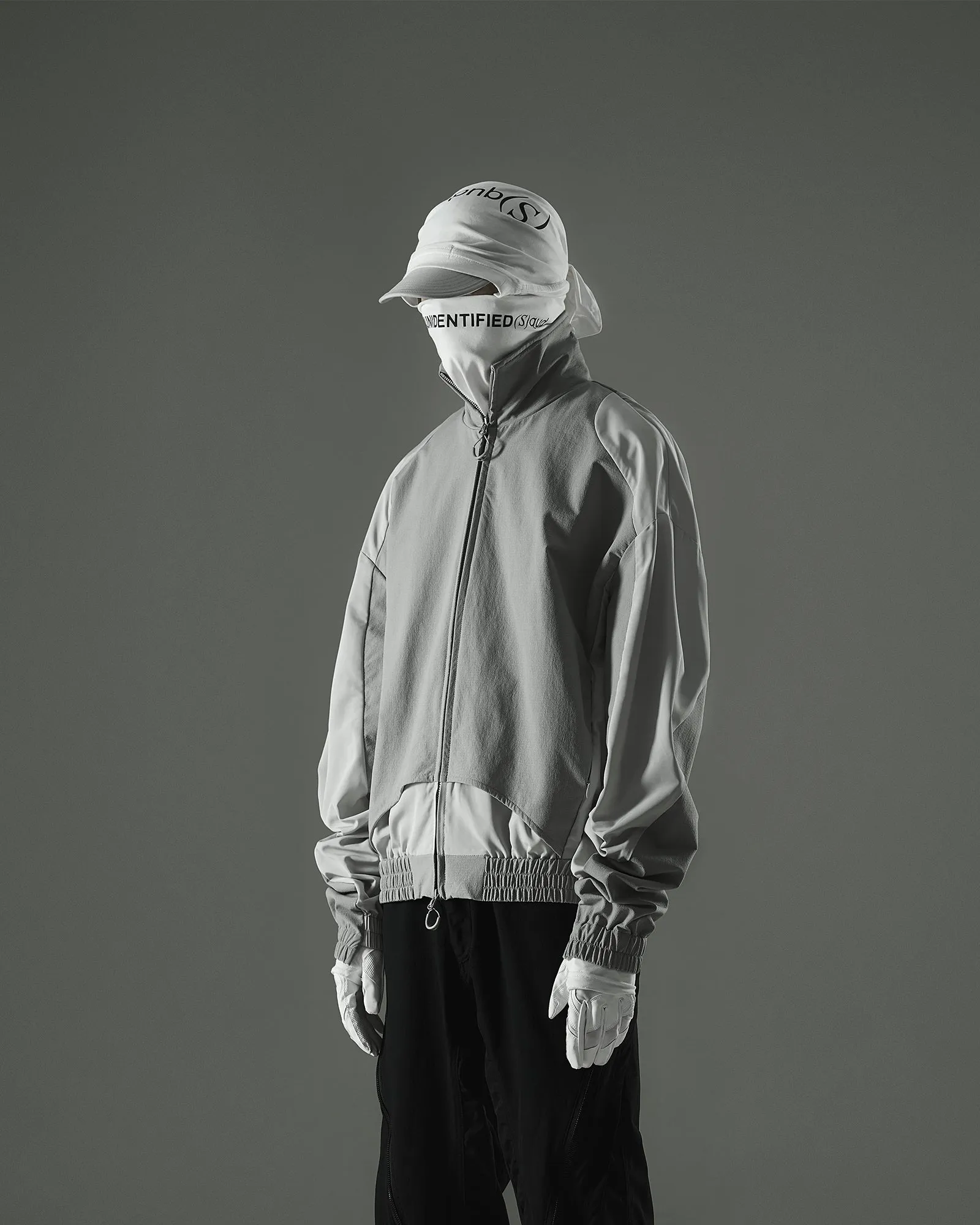 Oversized High Neck Track Streetwear Jacket