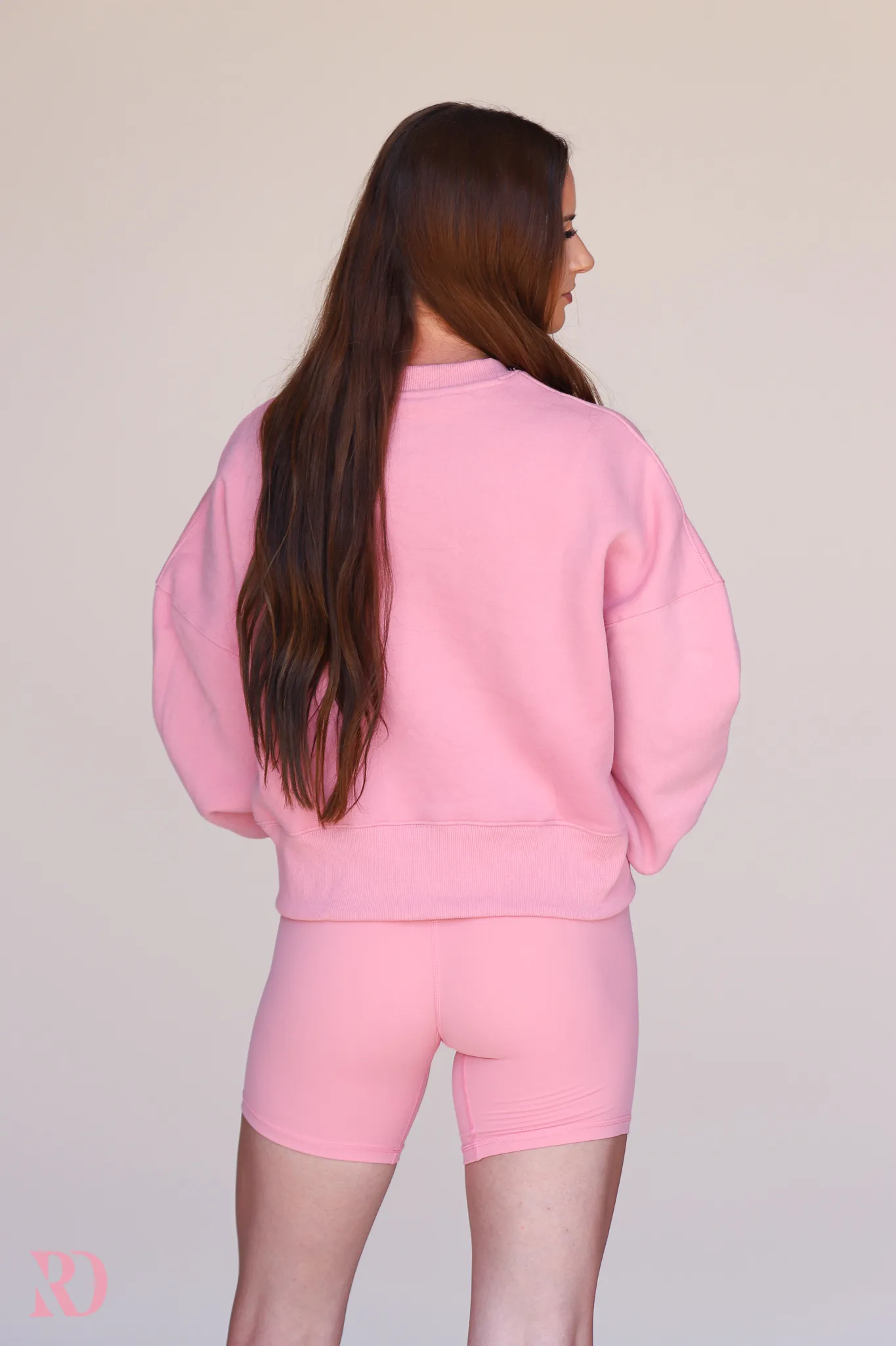 PETAL PINK WARMUP PULLOVER | RD ESSENTIALS