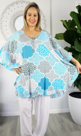 Rayon Top Jasmine Calypso, More Colours