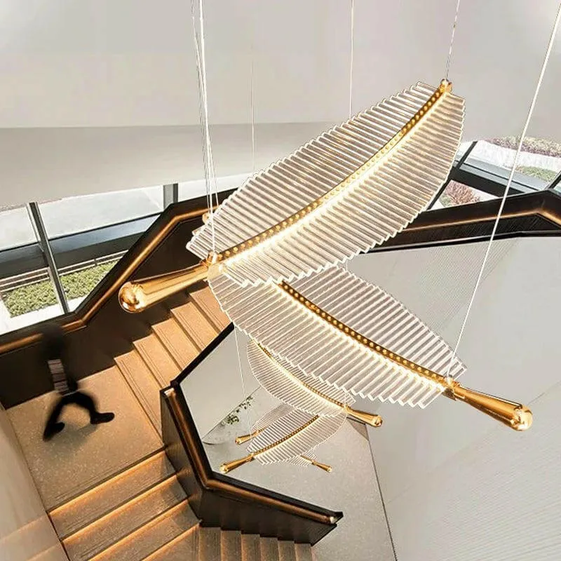 Riccardo - Modern Leaf Shaped Chandelier