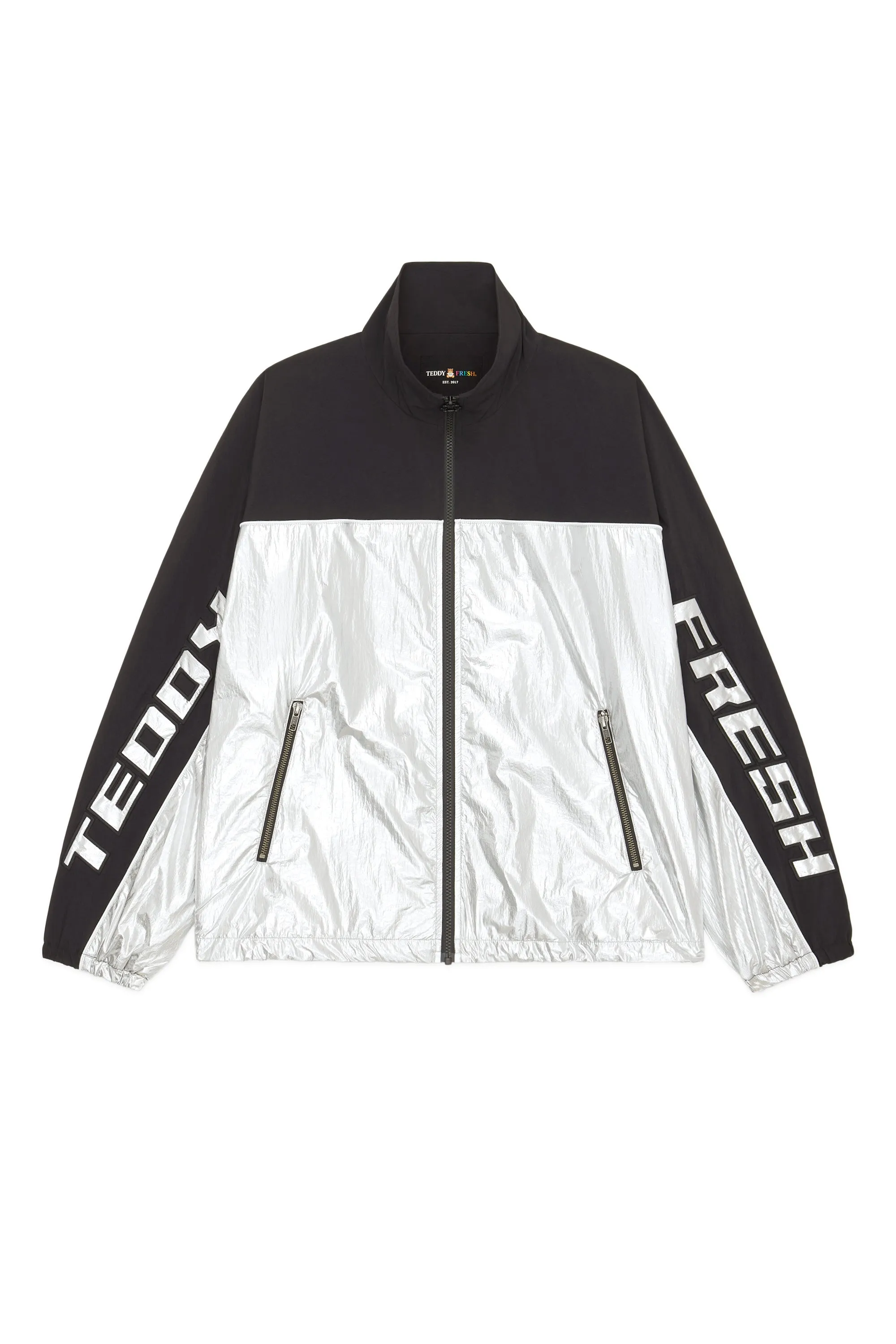 Silver Panel Track Jacket