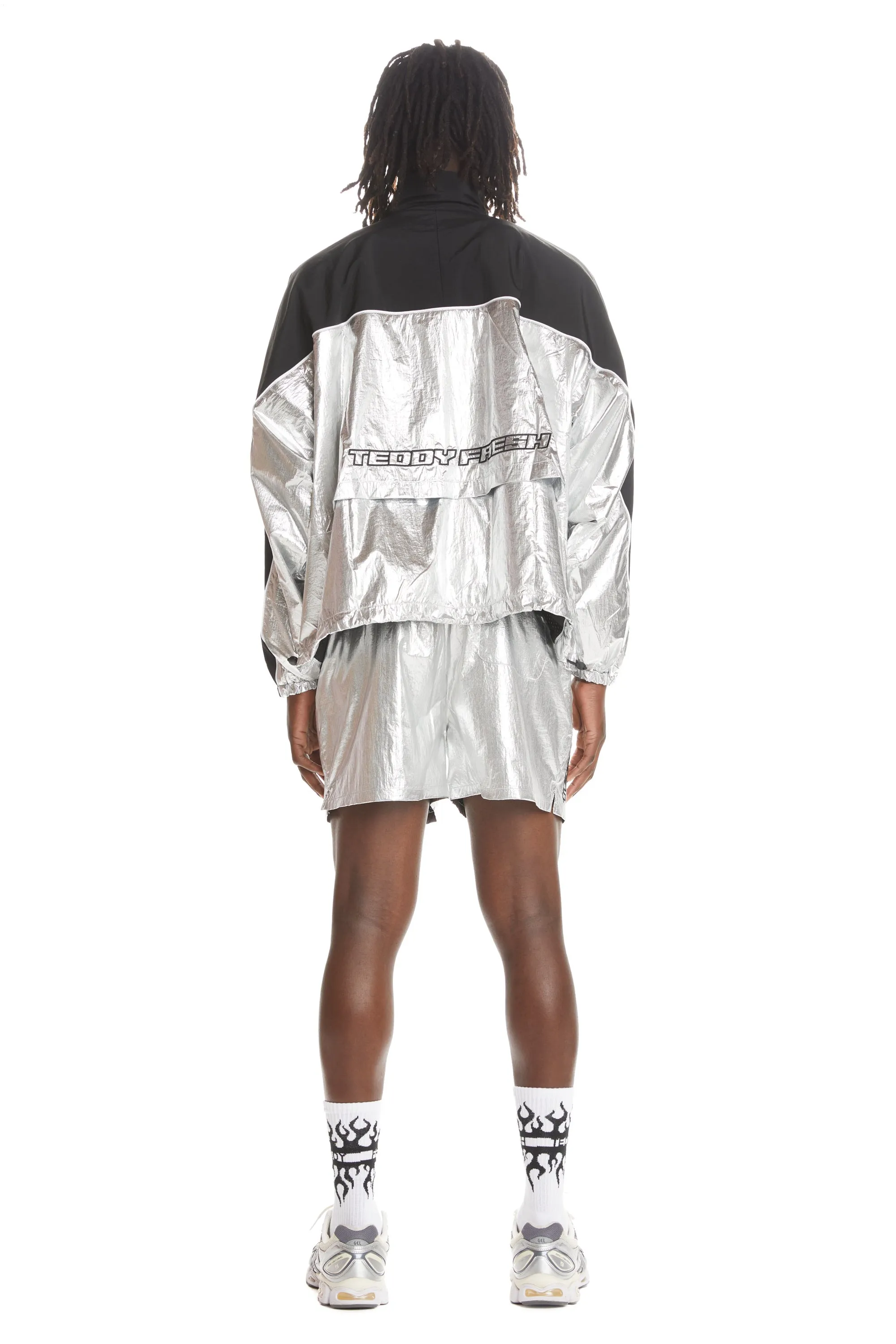 Silver Panel Track Jacket