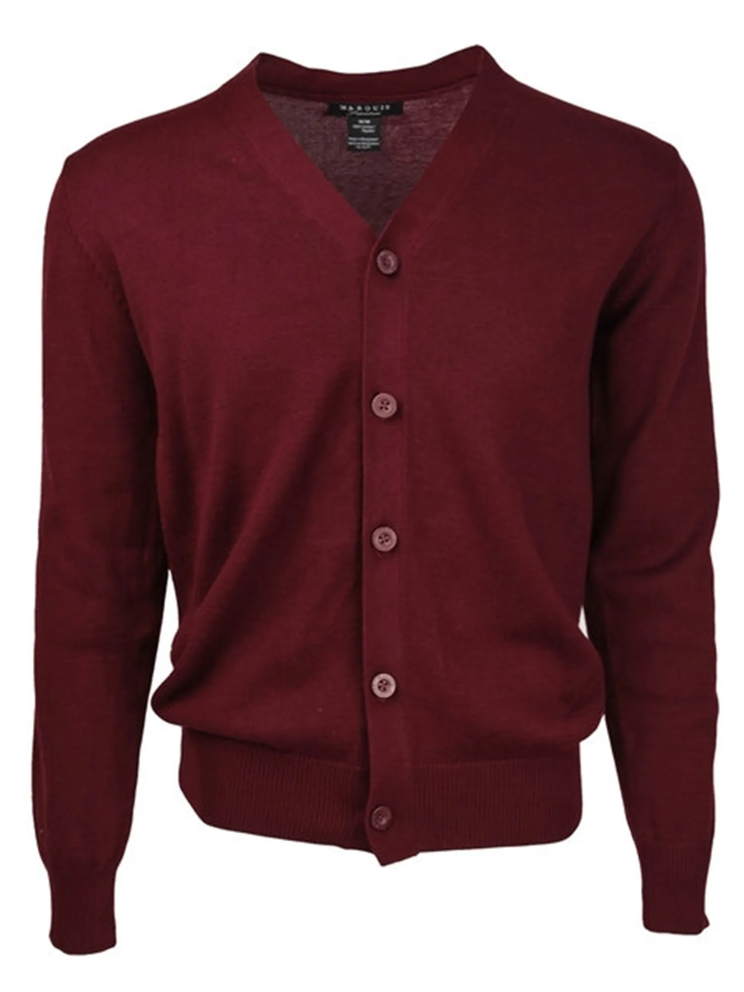 Solid Button Cotton Cardigan For Men From Marquis