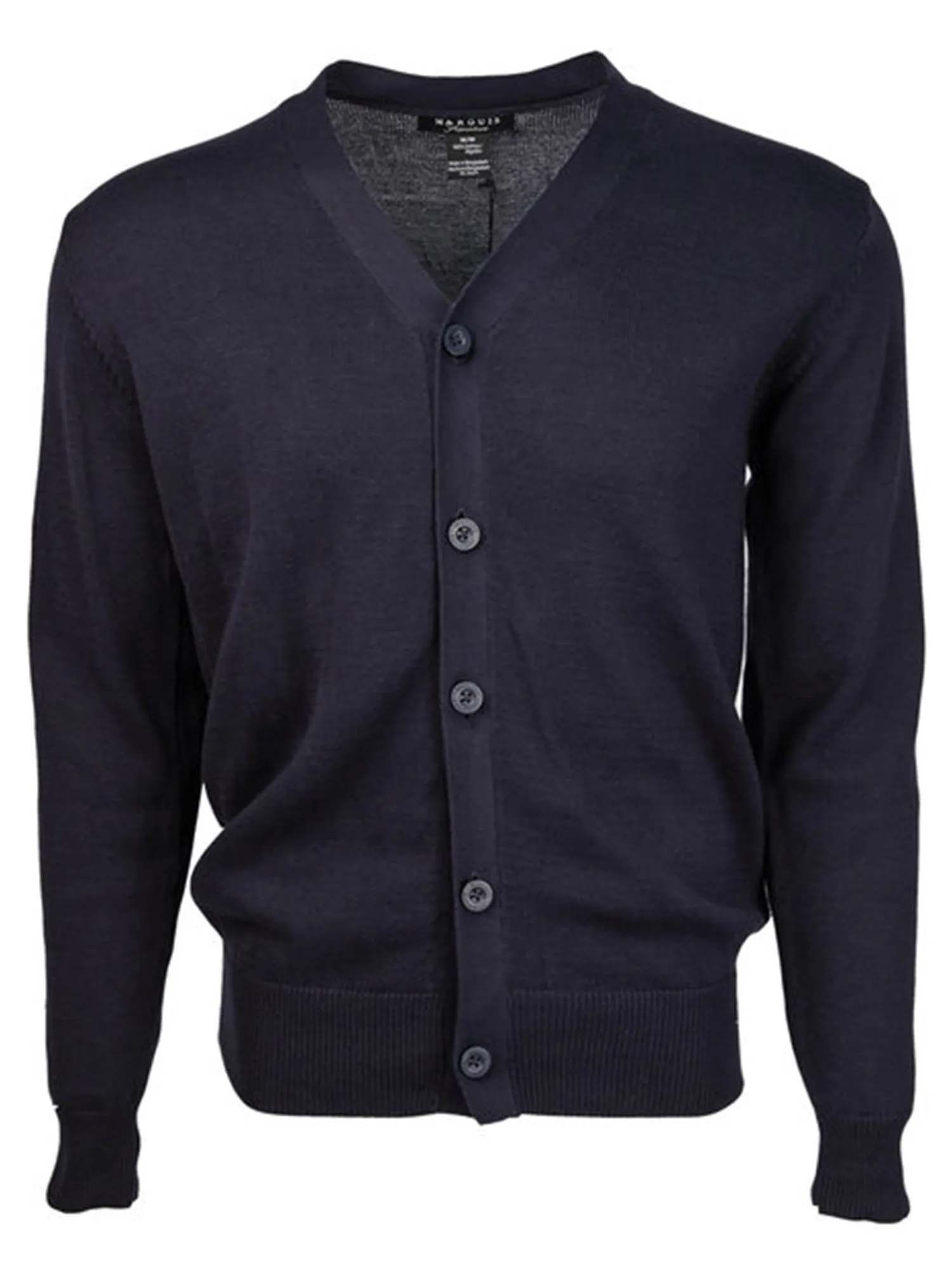 Solid Button Cotton Cardigan For Men From Marquis